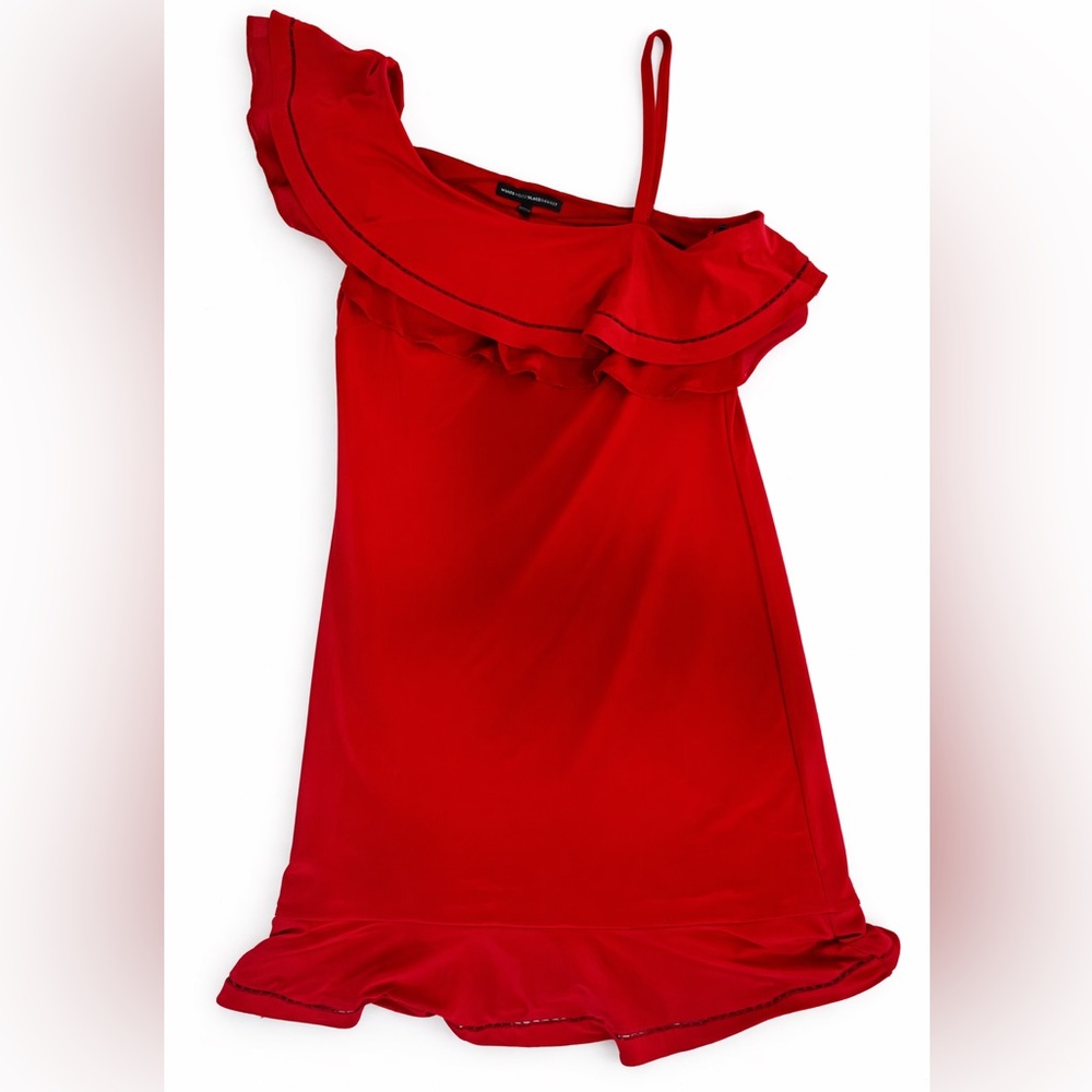 White House Black Market Vibrant Red Top Size Large